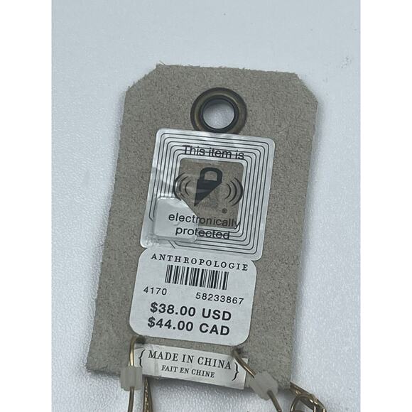 Anthropologies Earrings NWT Beaded Triangle Hook Pierced Earrings $38 - Picture 7 of 8